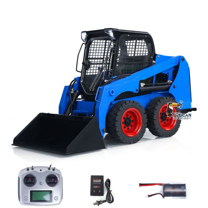 Metal 1/14 Hydraulic RC Skid-Steer Loader SM450 Remote Control Wheeled Car Model