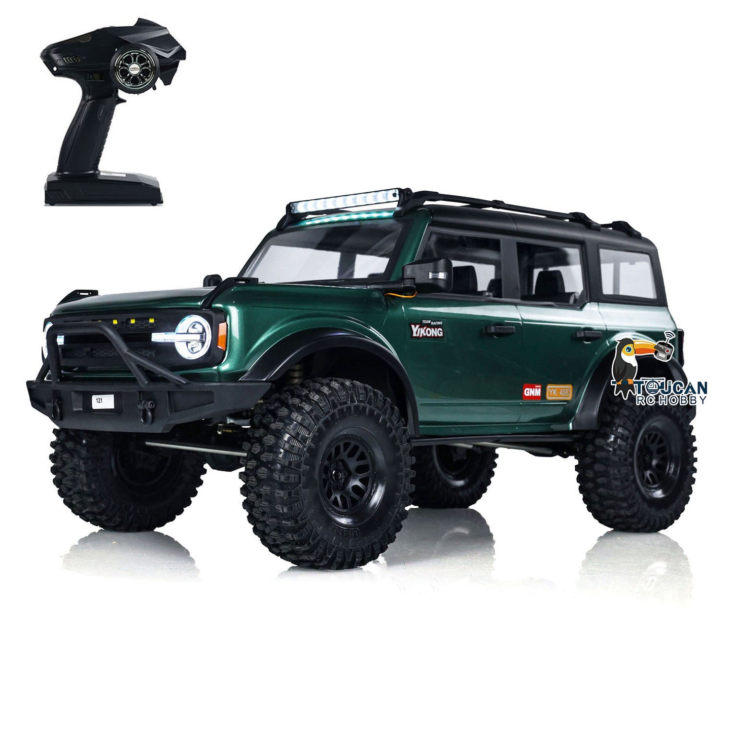 IN STOCK 1/8 YIKONG YK4083 V3 RC Crawler Climbing Car 4WD Remote Control Off-road Vehicle Servo Motor ESC Hobby Model Electric Machine