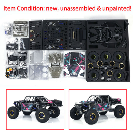 US Stock Capo U4 CD1582X Queen 1/8 RC Crawler Car Remote Control Racing Vehicles Kits 2-Speed Transmission