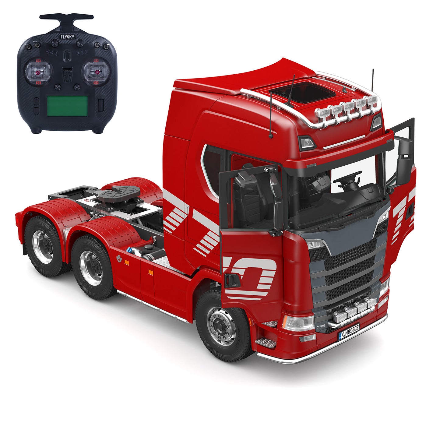 Pre-order KABOLITE 6*6 RC Tractor Truck 5802 770S Radio Control DIY Car Hobby Model Light Sound