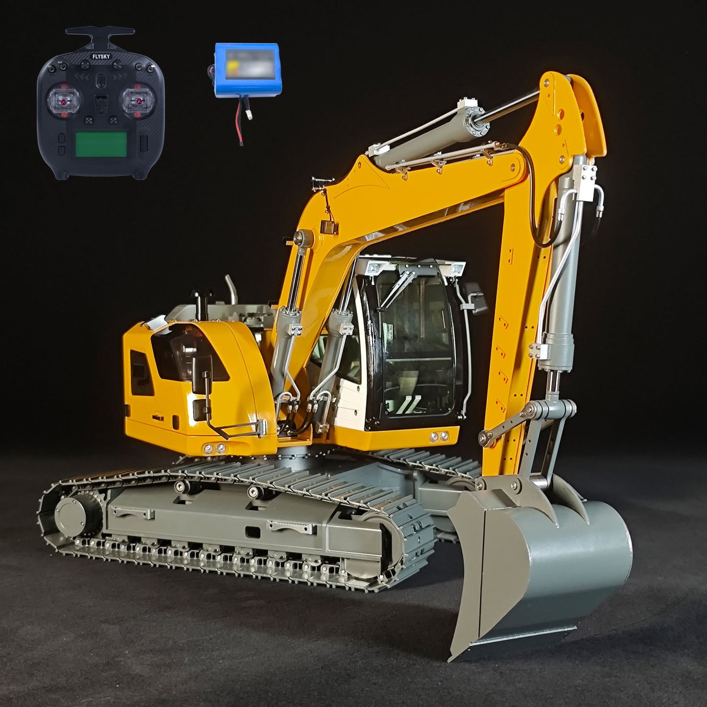 1/14 RC Hydraulic Excavator R920 JDM-208 Metal Remote Control Digger Model Sound