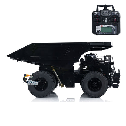 1:20 793D RC Hydraulic Mining Truck Metal Remote Controlled Dump Tipper Cars Simulation Hobby Model DIY Vehicle ESC Servo Motor