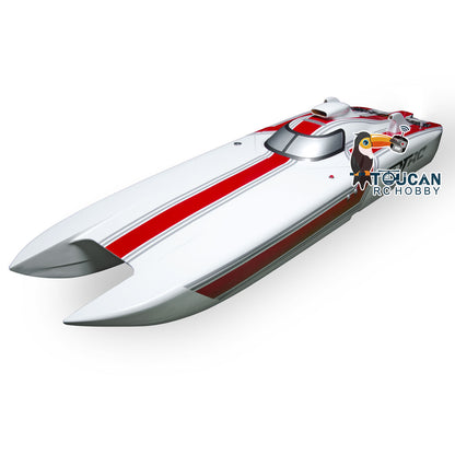 G30E 30CC Prepainted Gasoline Racing KIT RC Boat Hull DIY Model Kevlar for Advanced Player 1300*360*220mm Adult Present W/O Mount