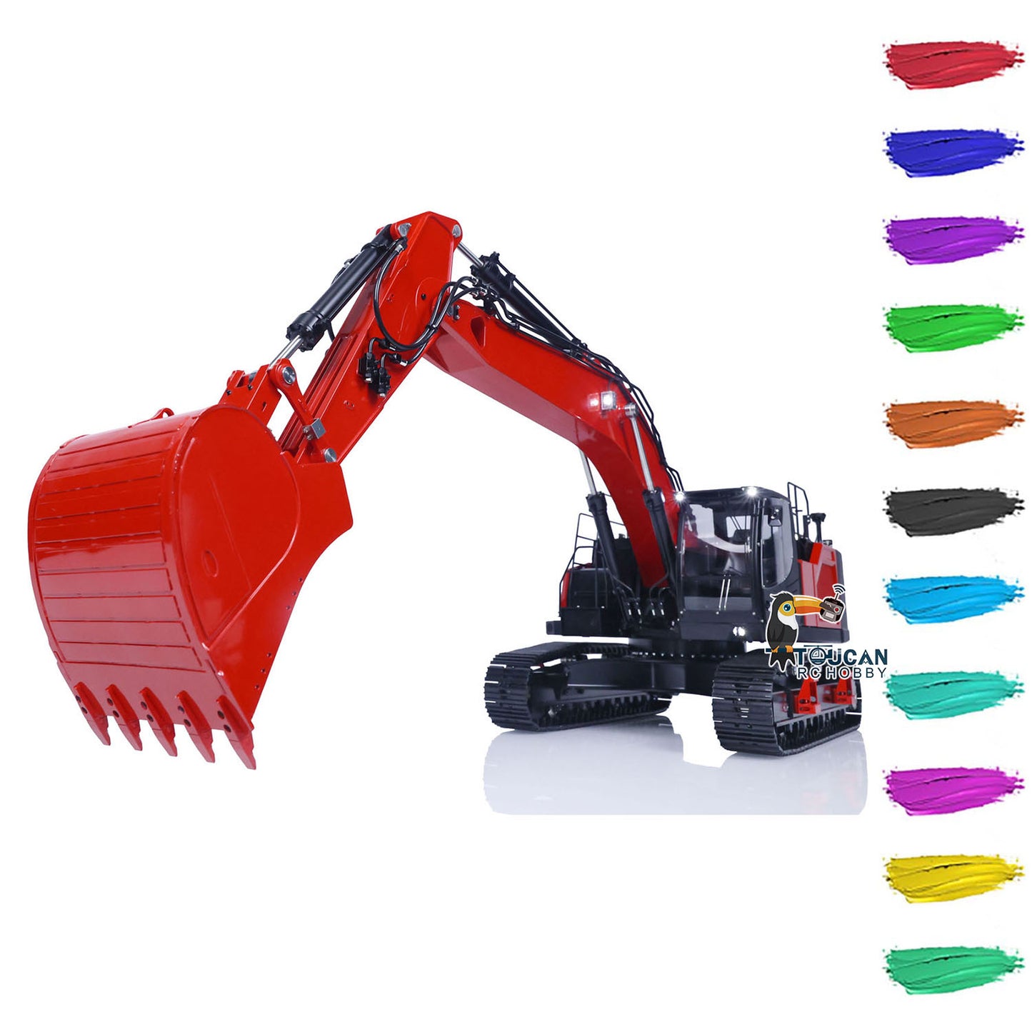 LESU Aoue 1/14 Hydraulic RC Excavator LR945 Metal Remote Control Diggers Painted Assembled Hobby Model Optional Version