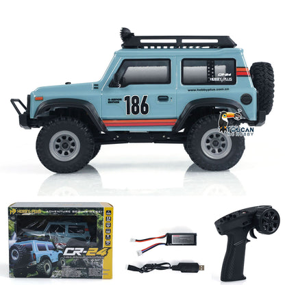 1:24 4WD 4x4 2.4Ghz RC Rock Crawler Car Mini Radio Controlled Climbing Off-road Vehicles ESC Servo Motor DIY Model