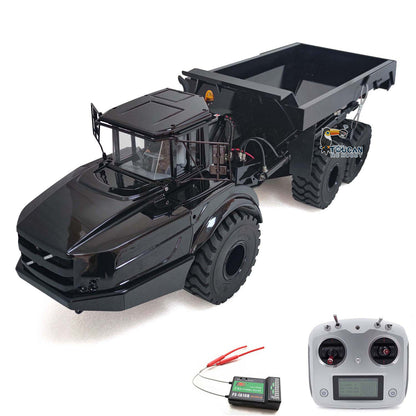 IN STOCK Remote Control 1/14 6x6 Metal Hydraulic lifting Articulated Truck A40G RC Dumper Toys Model Motor Servo Transmitter