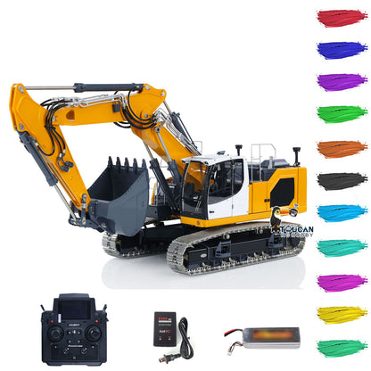 LESU 3-Section Arm Metal 1/14 Hydraulic RC Excavator LR945 Radio Control Diggers PNP/RTR Optional Versions