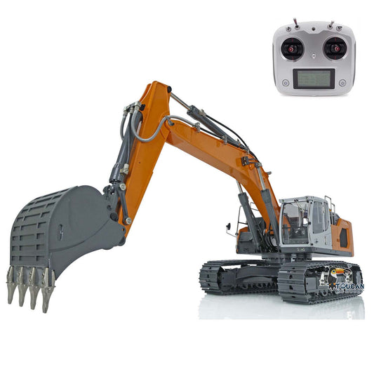 RC Hydraulic Shovel 1/14 Scale Radio Control Excavator 945 Painted Assembled Two Buckets Lights Radio System Truck