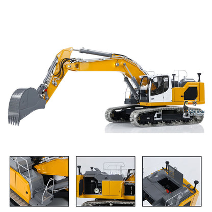 Metal LESU Aoue-LR945 1/14 Hydraulic RC Excavator Simulation Construction Vehicles Remote Control Digger Model Car 7CH