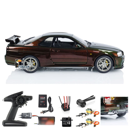 IN STOCK Capo 1/8 4x4 R34 4WD RC Roadster Racing Car Metal Radio Control Drift Vehicle RTR High Speed Top Quality Customized Painting