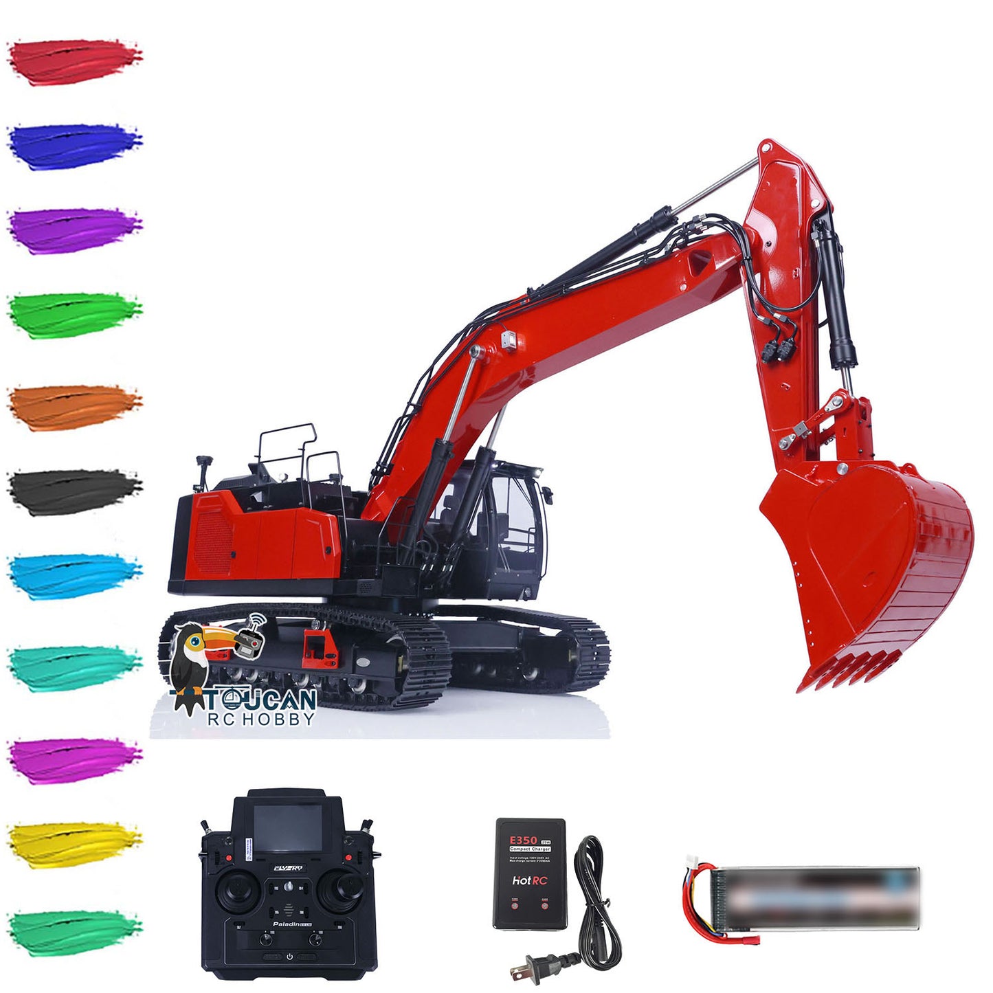 LESU Aoue 1/14 Hydraulic RC Excavator LR945 Metal Remote Control Diggers Painted Assembled Hobby Model Optional Version