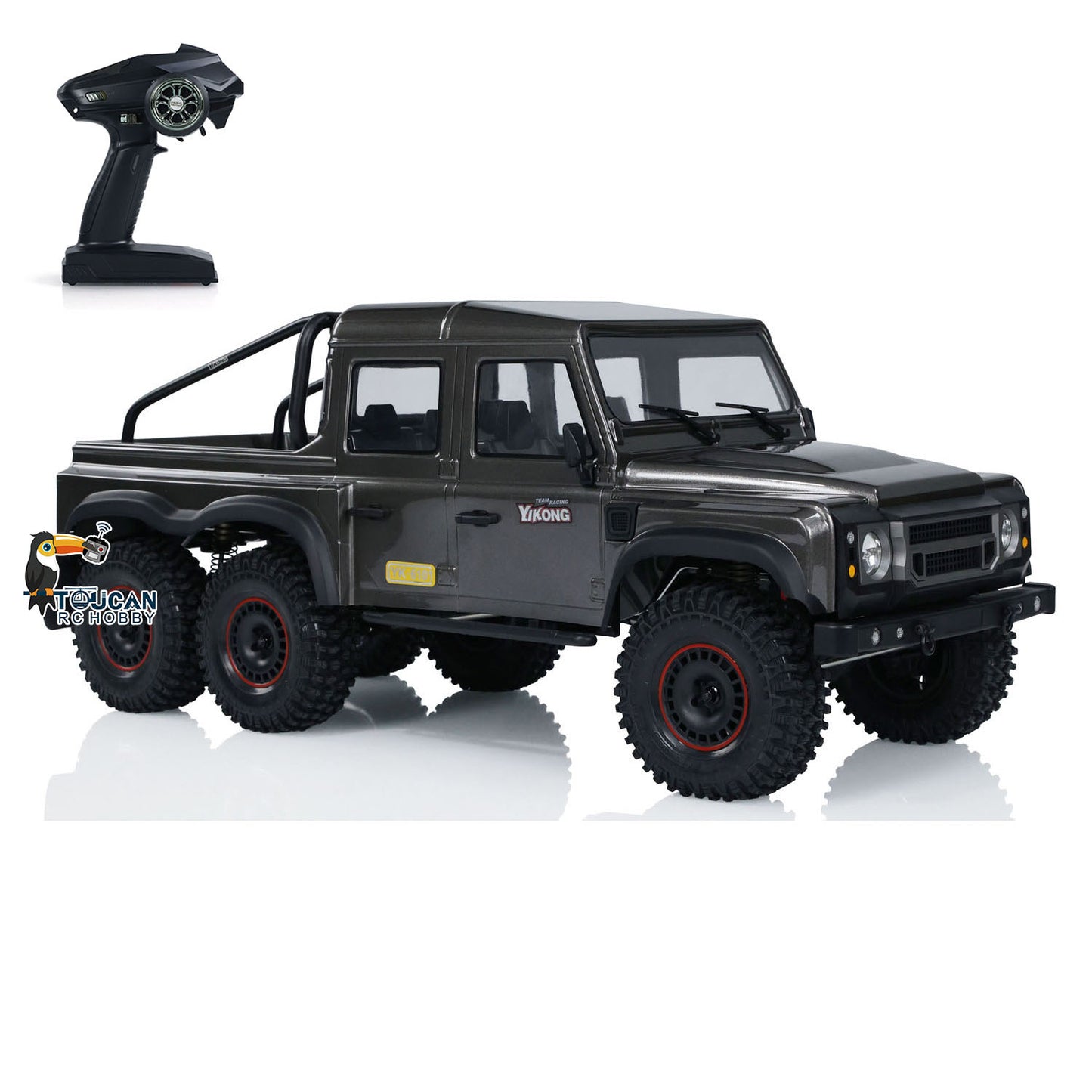 IN STOCK YIKONG 1/10 Crawler 6WD YK6101 Pickup Painted Radio Control Model Cabin Car Shell Metal Chassis ESC Motor Servo Controller Receiver