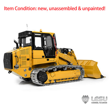 IN STOCK LESU 1/14 973K Hydraulic RC Tracked Loader Metal Remote Control Car Construction Vehicle Simulation Model Kits/PNP/RTR