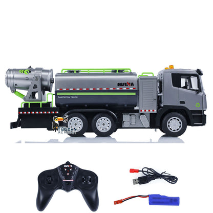 US STOCK 1/18 HUINA 1316 Remote Control Spray Fog Cannon Truck 9CH RC Car Radio Controlled Model Toys