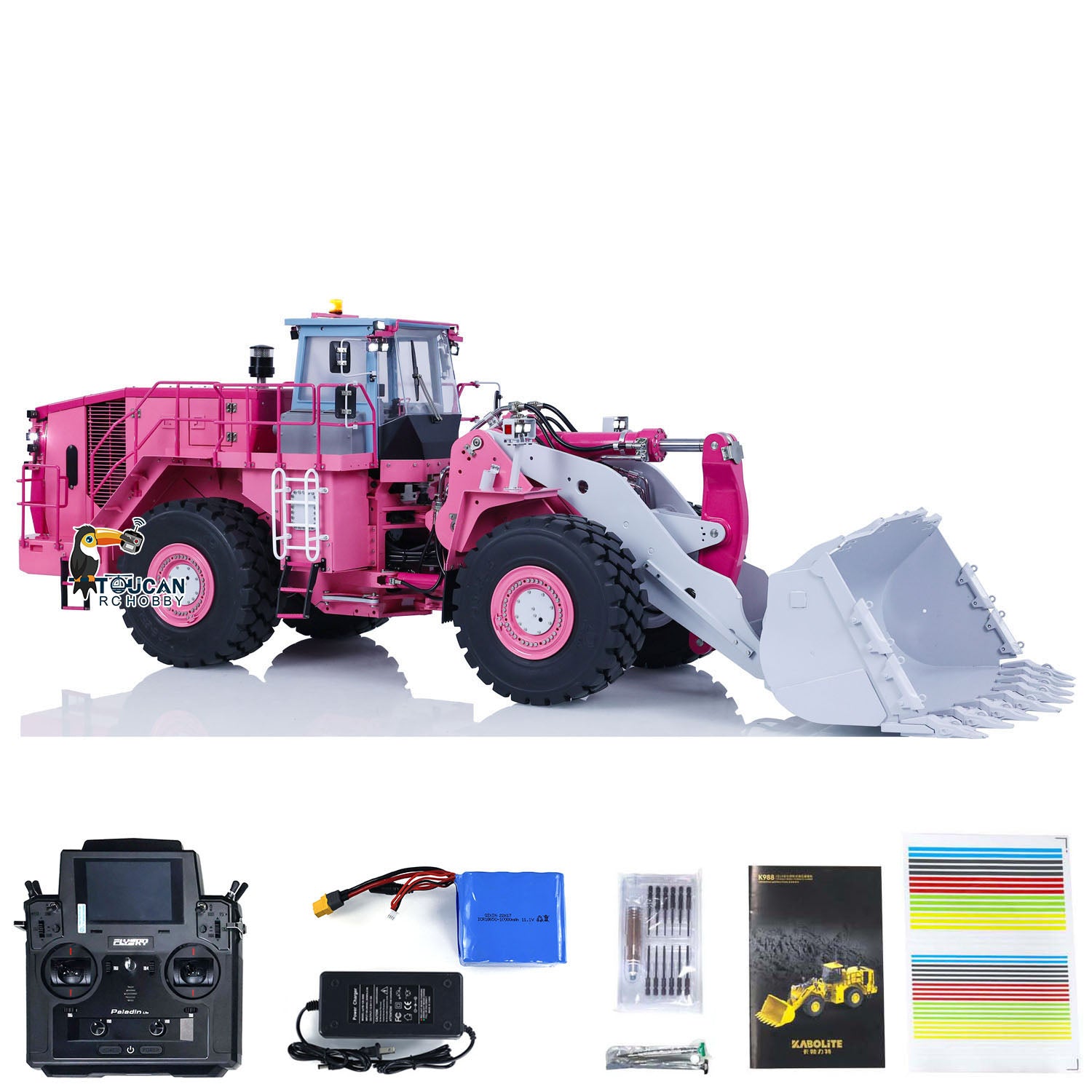 Kabolite K988 1/14 Hydraulic RC Loader PL18 Lite Radio Control Constru –  TOUCAN RC HOBBY