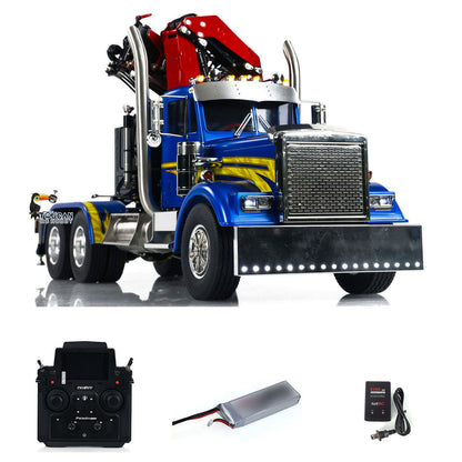 RC Tractor Truck 6x6 Metal Chassis RTR 56344 for TAMIYA 1/14 Sound Light 68*32*20 (CM) 2-speed Gearbox PL18EV Lite