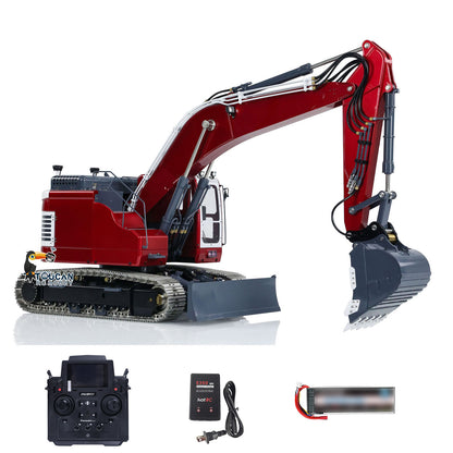 IN STOCK Customized LESU 1/14 RC Hydraulic Excavator ET26B PL18EV RTR Remote Control Diggers Model Painted and Assembled Light Sound System Smoke Unit