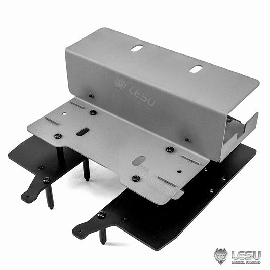 LESU Battery Compartment Fixed Set Metal Cab Loose-leaf Bracket for 1/14 RC Tractor Truck 770S Car DIY Models Part