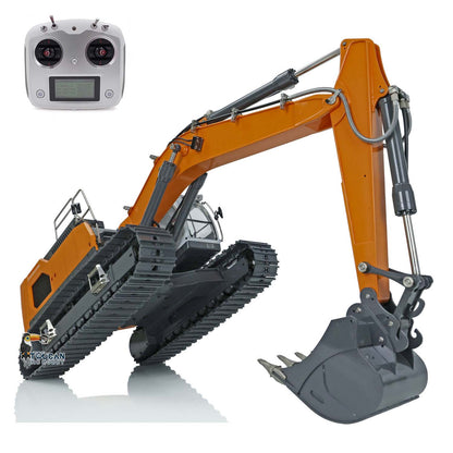 RC Hydraulic Shovel 1/14 Scale Radio Control Excavator 945 Painted Assembled Two Buckets Lights Radio System Truck