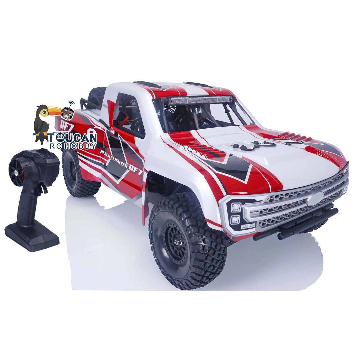 IN STOCK YIKONG DF7 V2 1/7 RC Car 4WD Remote Control Desert Crawler Painted Assembled Off-road Vehicles Motor Servo ESC Hobby Model