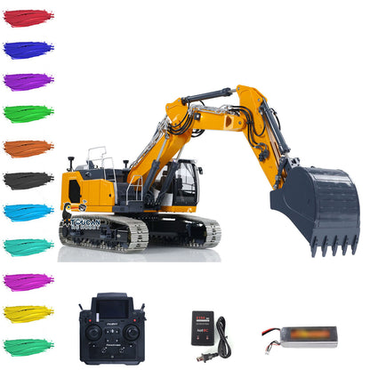 LESU 3-Section Arm Metal 1/14 Hydraulic RC Excavator LR945 Radio Control Diggers PNP/RTR Optional Versions