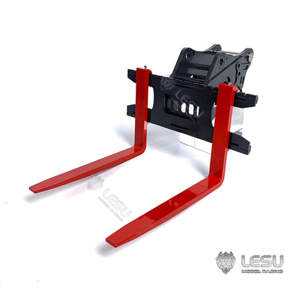 Metal Hammer Grab fork Tiltable Openable Bucket Upgraded Aparts for LESU 1/14 RCHydraulic Excavator B0006 AOUE ET35 Model