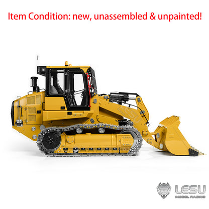 IN STOCK LESU 1/14 973K Hydraulic RC Tracked Loader Metal Remote Control Car Construction Vehicle Simulation Model Kits/PNP/RTR