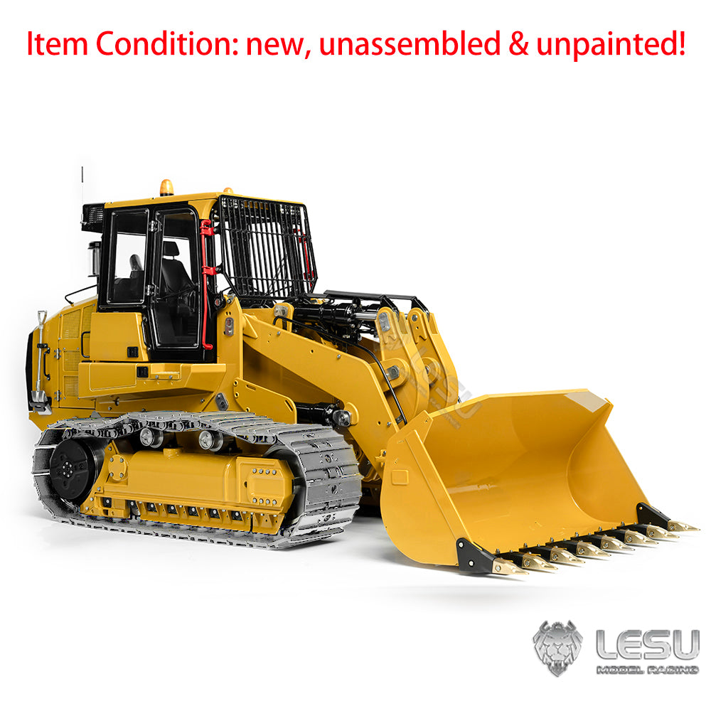 IN STOCK LESU 1/14 973K Hydraulic RC Tracked Loader Metal Remote Control Car Construction Vehicle Simulation Model Kits/PNP/RTR