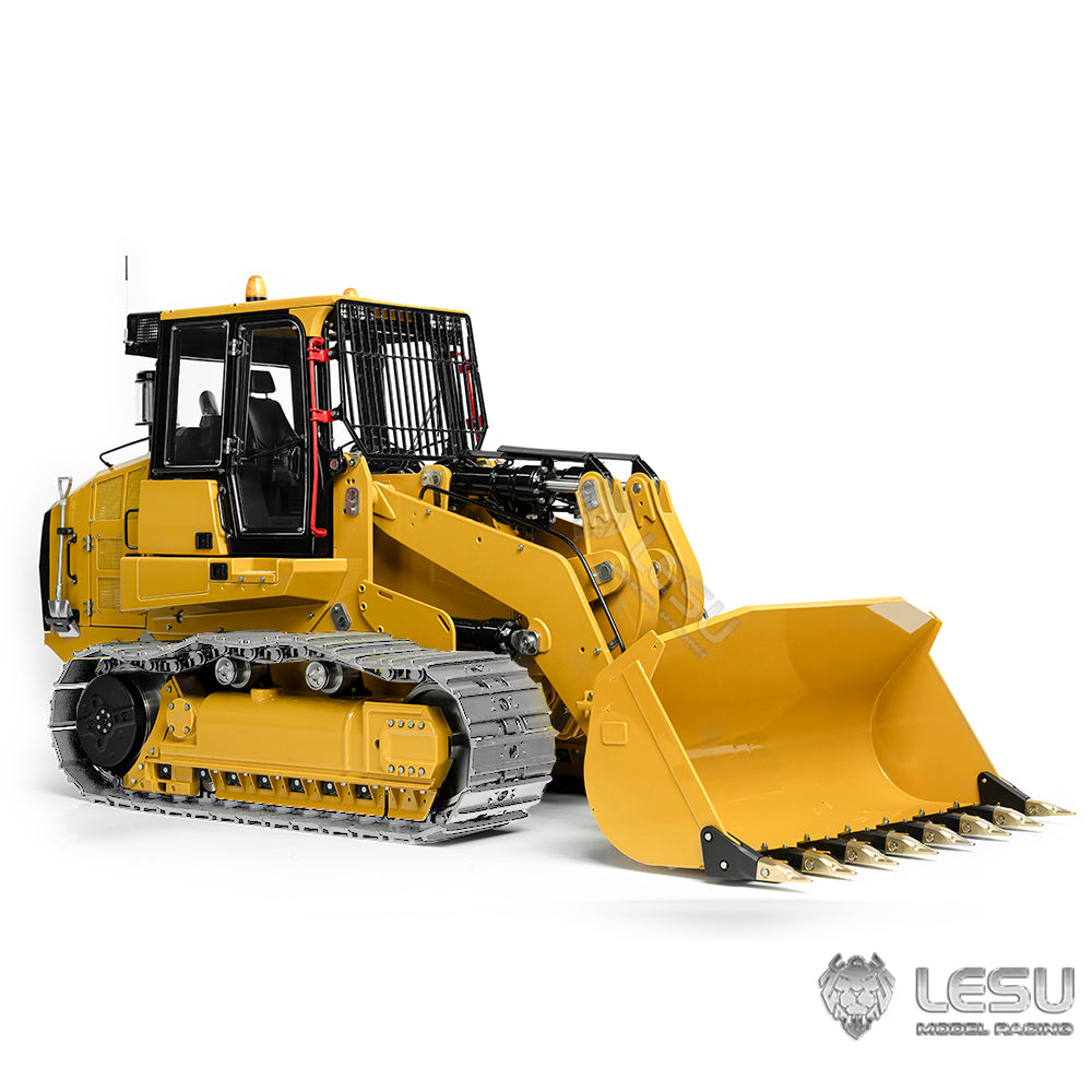 IN STOCK LESU 1/14 973K Hydraulic RC Tracked Loader Metal Remote Control Car Construction Vehicle Simulation Model Kits/PNP/RTR