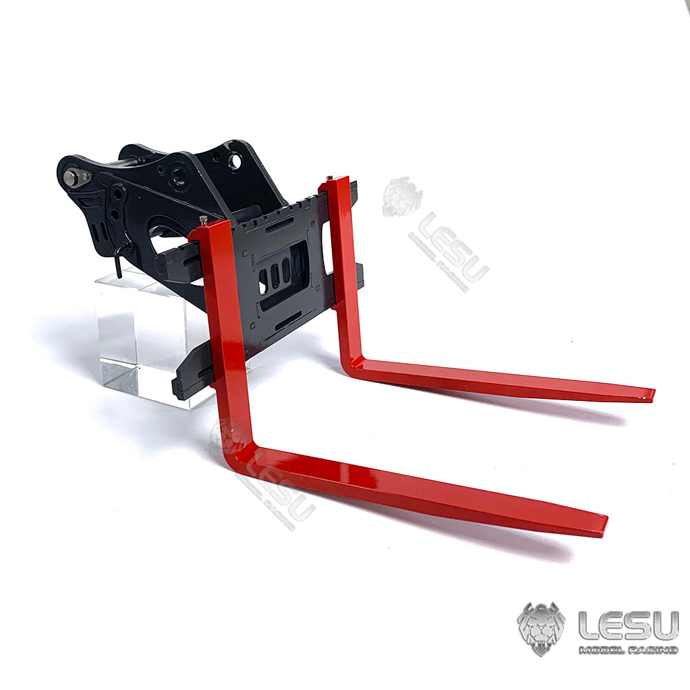 Metal Hammer Grab fork Tiltable Openable Bucket Upgraded Aparts for LESU 1/14 RCHydraulic Excavator B0006 AOUE ET35 Model