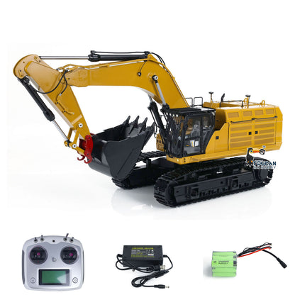 Metal 1/14 RC Hydraulic Mining Excavator 374F Radio Control Construction Vehicle Assembled & Painted FlySky I6S