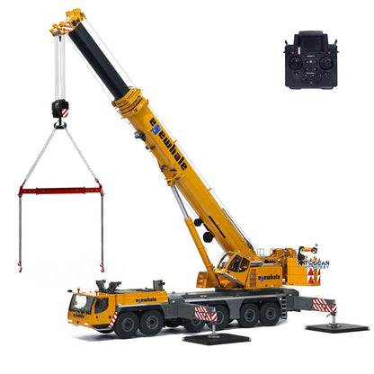 Eyewhale 1/14 6 Axles LTM1350 RC Hydraulic Mobile Cranes 5M Length Radio Controlled Heavy-duty Car PNP Hobby Model