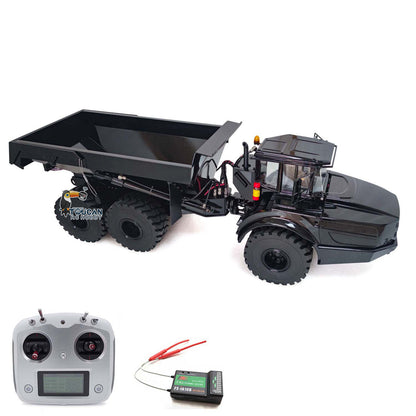 IN STOCK Remote Control 1/14 6x6 Metal Hydraulic lifting Articulated Truck A40G RC Dumper Toys Model Motor Servo Transmitter