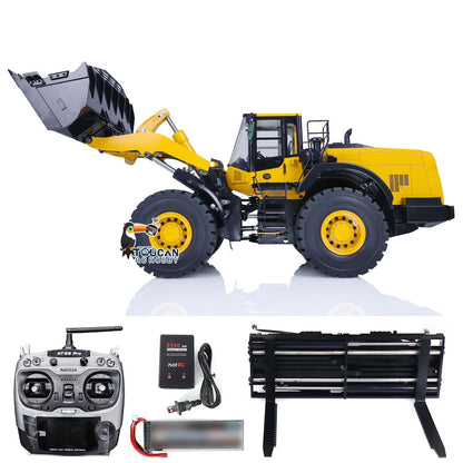 1/14 MTM Metal Assembled RC WA480 RTR Hydraulic Loader Model W/ Battery Reversible Bucket Tiltable Dozer Blade