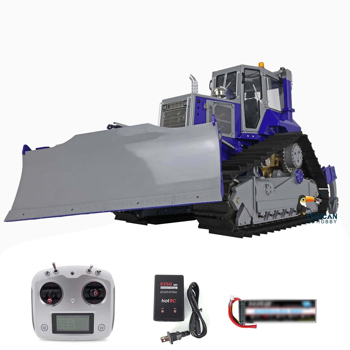 LESU 1/14 RTR RC Bulldozer Aoue-DT60 Hydraulic Painted and Assembled Model Motor Servo ESC Sound & Light System