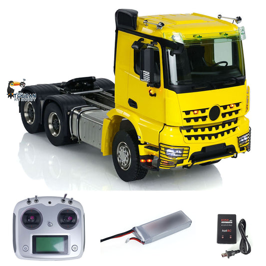 IN STOCK Customized ScaleC 1/14 RC Tractor Truck K3363 6x6 Metal Chassis Remote Control Car 3-Speed Transmission Gearbox Assembled and Painted