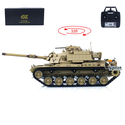 US Stock Tongde Model 1/16 RC Battle Tank M60A1 ERA USA Remote Control Panzer Armored Hobby Model Sound BB Unit Assembled