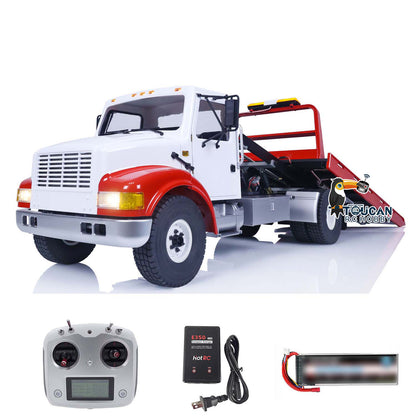 US STOCK 1/10 CROSSRC WT4 RC Wrecker Truck Road Rescue Vehicle Remote Control Painted Assembled Simulation Car Model Two-speed