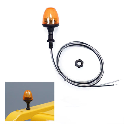 Rotating Warning Light LED Lamp for 1/14 RC Tractor Truck Dump Car Model Parts Remote Control Construction Vehicles
