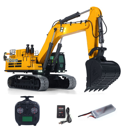 ZOOMLION ZE960G 1/12 Metal RC Hydraulic Excavator Double Pump RTR Heavy Digger ST8 Remote Control Engineering Vehicle Emulated Model