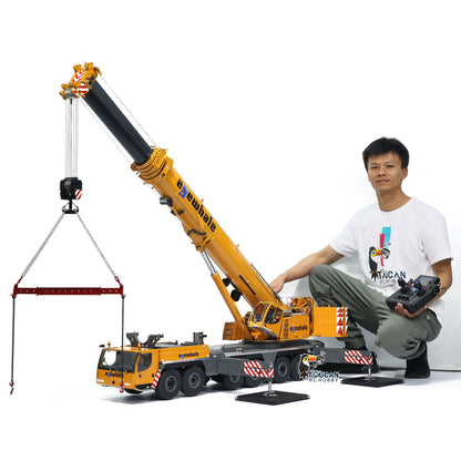 Eyewhale 1/14 6 Axles LTM1350 RC Hydraulic Mobile Cranes 5M Length Radio Controlled Heavy-duty Car PNP Hobby Model