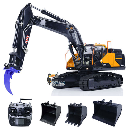 Metal MTMODEL 1/14 2 Arms RC Hydraulic Excavator EC380 Tracked Electric Wireless Control Digger Heavy Machine Vehicles Model