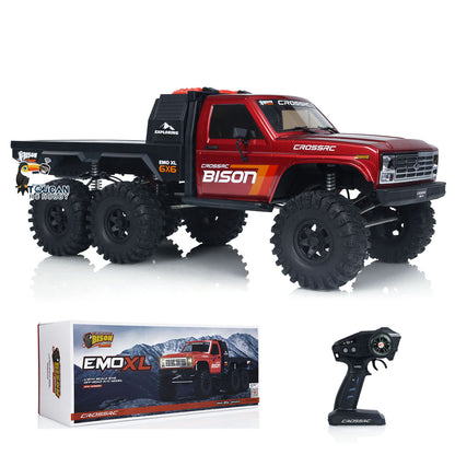 CORSSRC EMO XL 1/8 6WD 6x6 RC Crawler Car Radio Control Off-road Hauler Vehicles DIY Model Two-speed Transmission 775*302*288mm