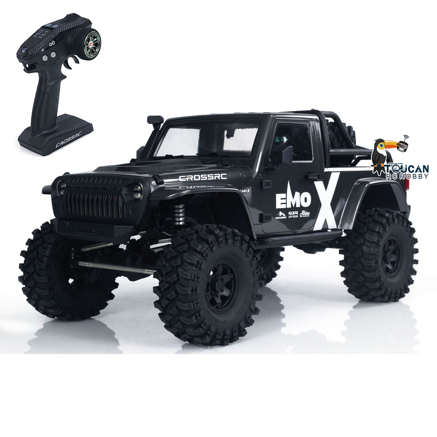 CROSSRC EMOX2 4WD 4X4 1/8 RC Off-road Vehicles Remote Control Crawler Emulated Car Painted Hobby Model Motor ESC Servo