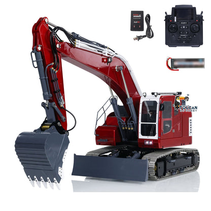 IN STOCK Customized LESU 1/14 RC Hydraulic Excavator ET26B PL18EV RTR Remote Control Diggers Model Painted and Assembled Light Sound System Smoke Unit