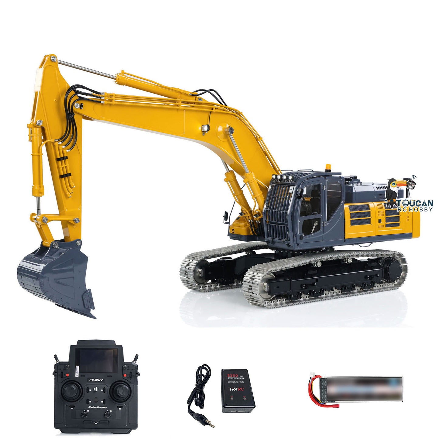 IN STOCK Customized LESU 1/14 RC Hydraulic Digger SK500LC Metal Wireless Remote Control Excavators AOUE-SK500 Simulation Engineer Vehicles Model