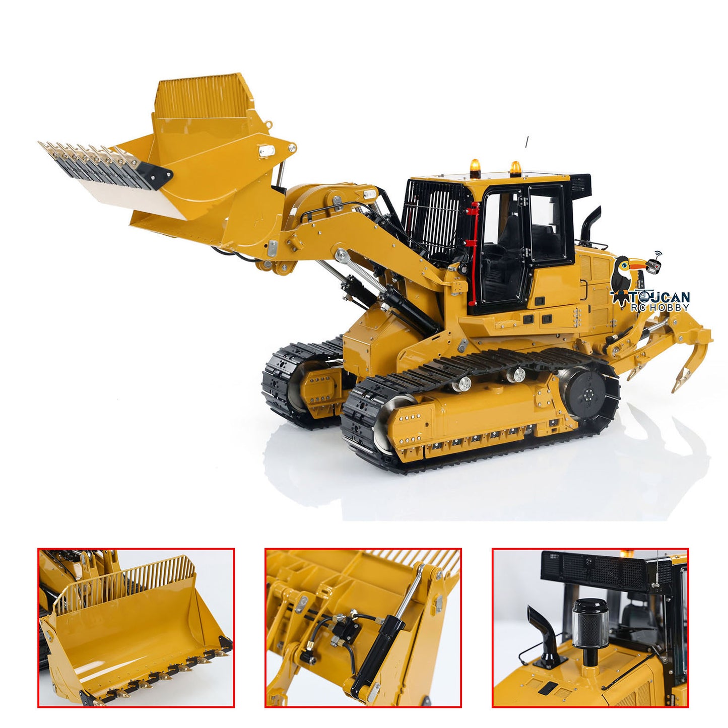 IN STOCK 1/14 LESU 973K RC Hydraulic Loaders Upgrade Version Tracks Car Model Kit/PNP RTR Simulation Vehicle DIY 626.7*228*266mm