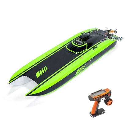 G30E Painted Kevlar 30CC Gasoline Racing ARTR RC Green Boat DIY Model Engine Servo Controller Shaft 1300*360*220mm 65-70km/h Gift