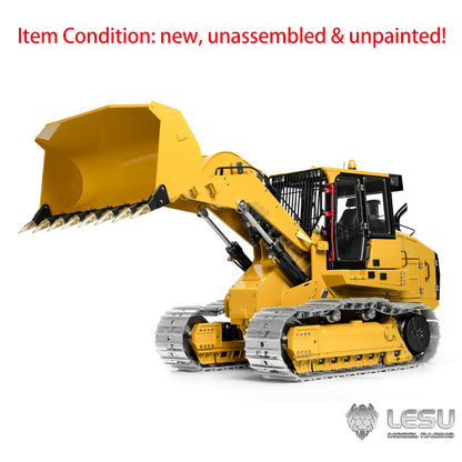 IN STOCK LESU 1/14 973K Hydraulic RC Tracked Loader Metal Remote Control Car Construction Vehicle Simulation Model Kits/PNP/RTR