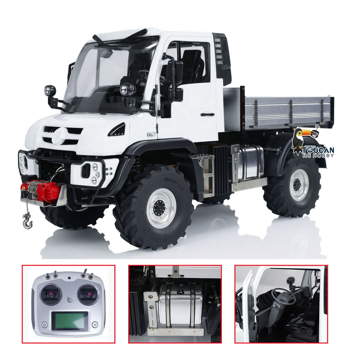 4WD 1:10 U423 4X4 RC Off-road Vehicles Radio Control Rock Crawler Climbing Cars Hobby Model Assembled and Painted PNP FlySky I6S